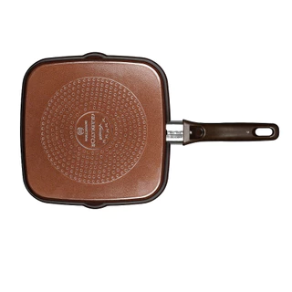 Seagull กระทะย่างสี่เหลี่ยมนอนสติ๊ก กลาดิเอเตอร์ โปร อินดักชั่น ขนาด 24ซม. Gladiator Pro Non-stick Square Grill Pan