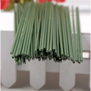 ก้านดอกกุหลาบลวดสีเขียว 40CM แพ็ค 50 ชิ้น Flower Stem สำหรับดอกไม้ประดิษฐ์ DIY งานฝีมือ