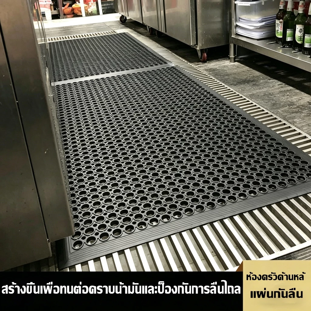 แผ่นยางกันลื่นลดเมื่อย ป้องกันลื่นล้ม ใช้งานได้ยาวนาน สำหรับทุกสถานที่ ส่งรวดเร็ว