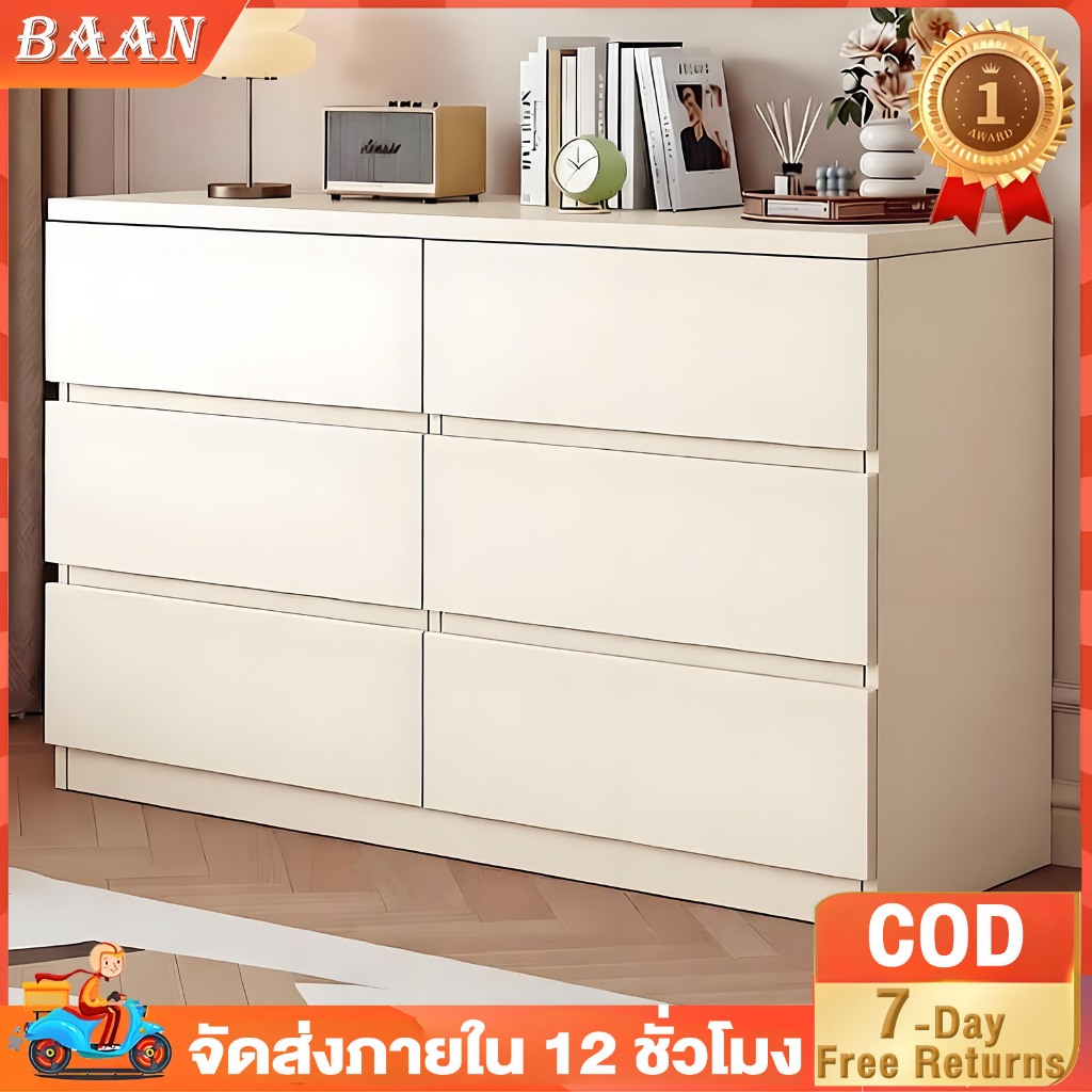 BA ตู้เตี้ย ตู้ทรงเตี้ย 5/4/3ชั้น พร้อมลิ้นชัก ตู้ลิ้นชักเก็บของ ตู้ตกแต่งบ้าน ดีไซน์เรียบหรู ตู้ลิ้นชักมินิมอล