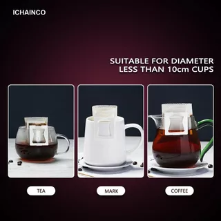 50 ชิ้น ถุงดริป กาแฟ ถุงกรองกาแฟดริป แบบมีหูแขวน อุปกรณ์สำหรับชงชา กาแฟ และเครื่องดื่ม coffee filter bag