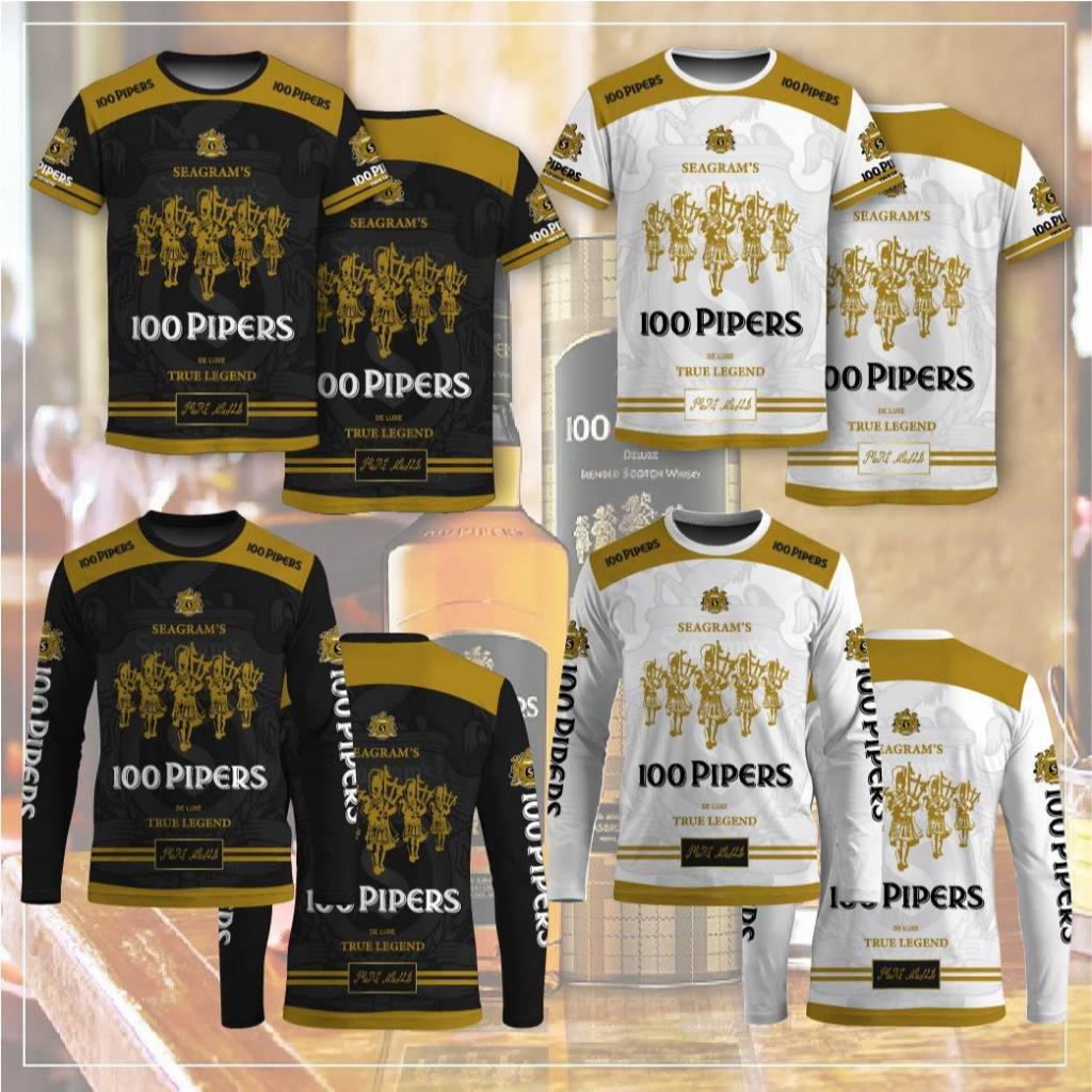 เสื้อยืดพิมพ์ลาย Pipers เนื้อผ้าไมโครเกรดพรีเมี่ยม