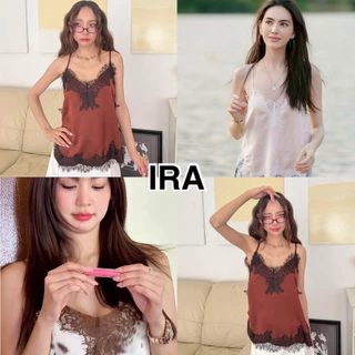 BY IRA (2026-113) Katniss Topเสื้อสายเดี่ยว เสื้อลูกไม้ เสื้อไปคาเฟ่ เสื้อออกงาน แฟชั่นผู้หญิง