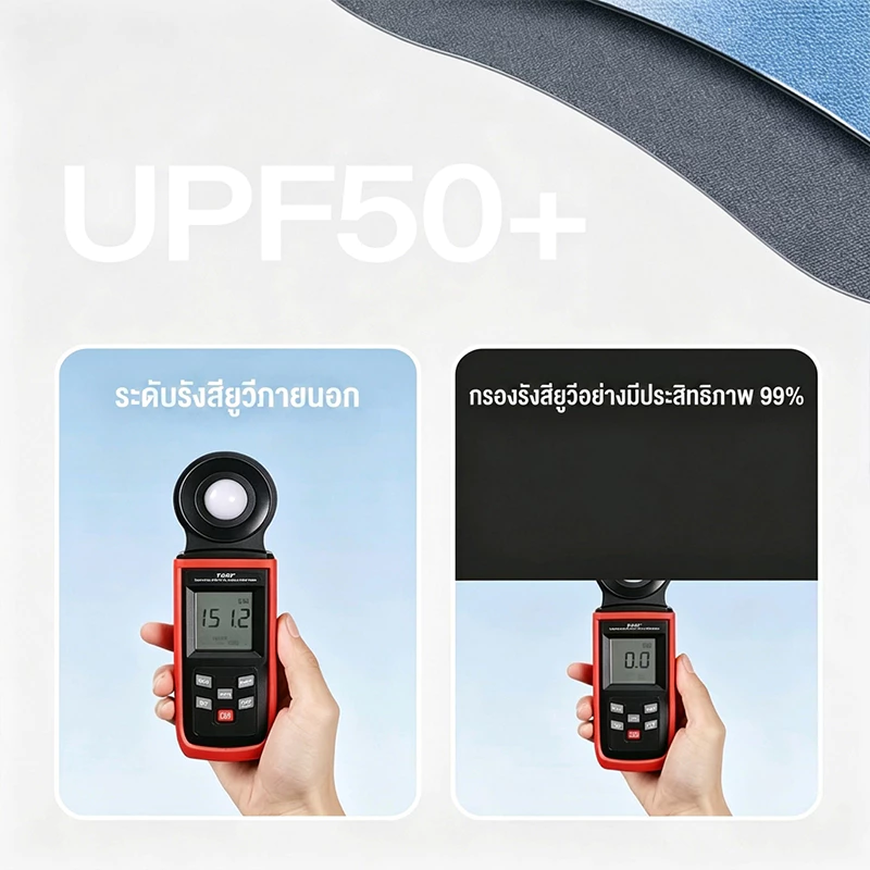 ร่มอัตโนมัติ 24 ซี่โครงคู่ กันฝนกันแดด กันUV UPF50+ ขนาดใหญ่ 108 ซม. พับพกพาสะดวก thumbnail 10