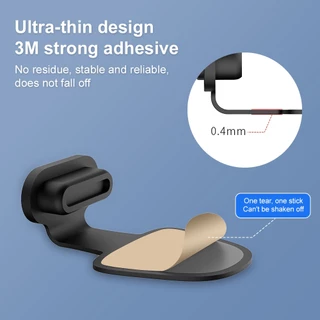 จุกกันฝุ่นพอร์ตชาร์จแบบมีห่วง ซิลิโคนบาง 0.4mm สำหรับ Type C ป้องกันหลุดหาย