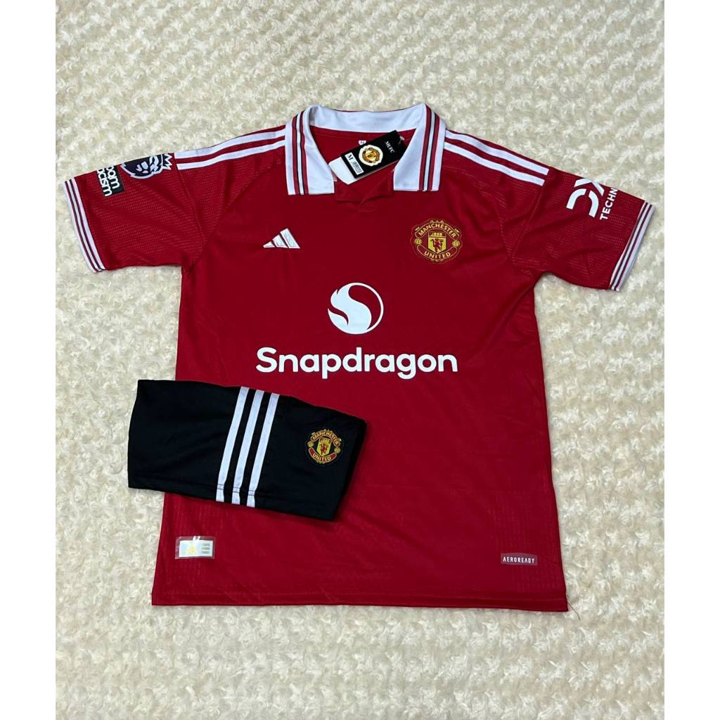 ชุดบอล แมน-Utd คอปก แขนสั้น ปี 2026/27 ชุดฟุตบอลผู้ใหญ่ พร้อมชุด เสื้อบอลและกางเกงบอล