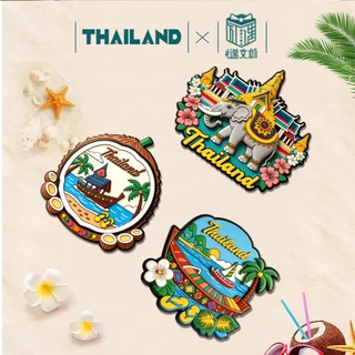 แม่เหล็กติดตู้เย็น PVC 3D ช้างไทย พระบรมมหาราชวัง ทะเลไทย ของฝากไทย ของที่ระลึก Thailand Souvenir ชายหาดไทย