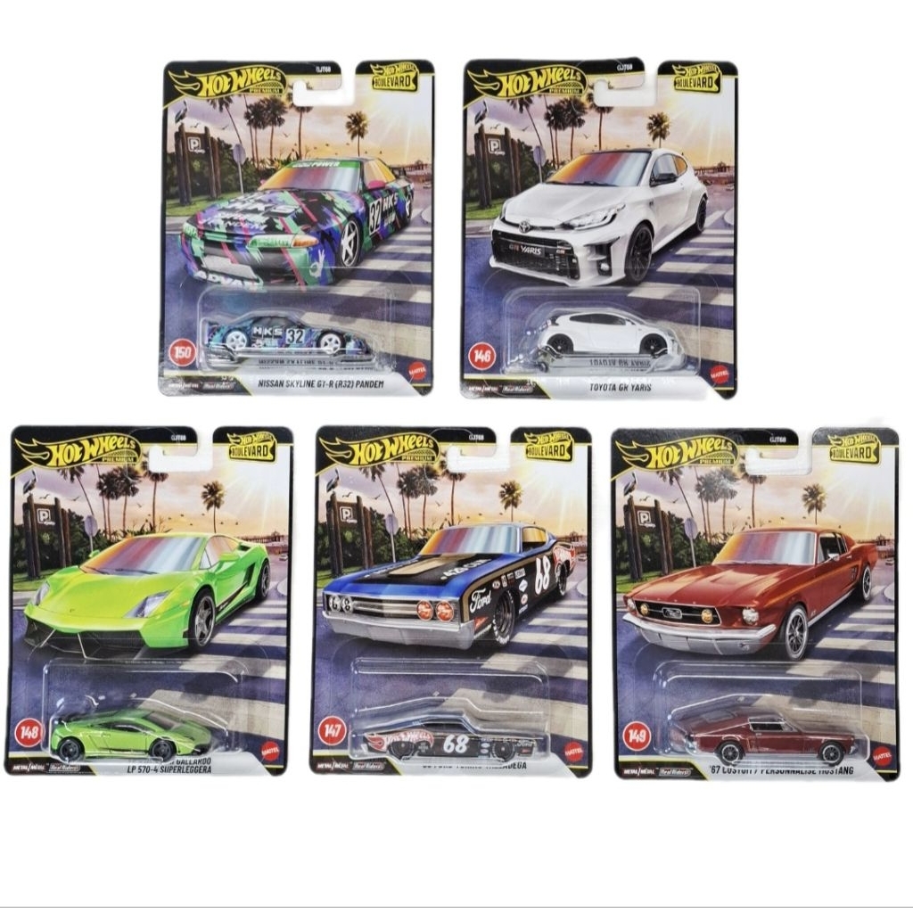 Hot wheels premium Boulevard ล้อยาง แพ็คสวย