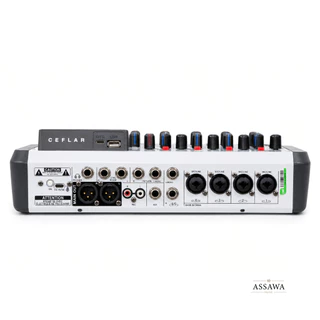[ ของแท้ พร้อมส่ง ประกัน 1 ปี ] Ceflar E-8 Mixer มิกเซอร์ 8 Channel มี OTG Audio Mixer สตรีมมิ่ง ไลฟ์สด Ceflar E8
