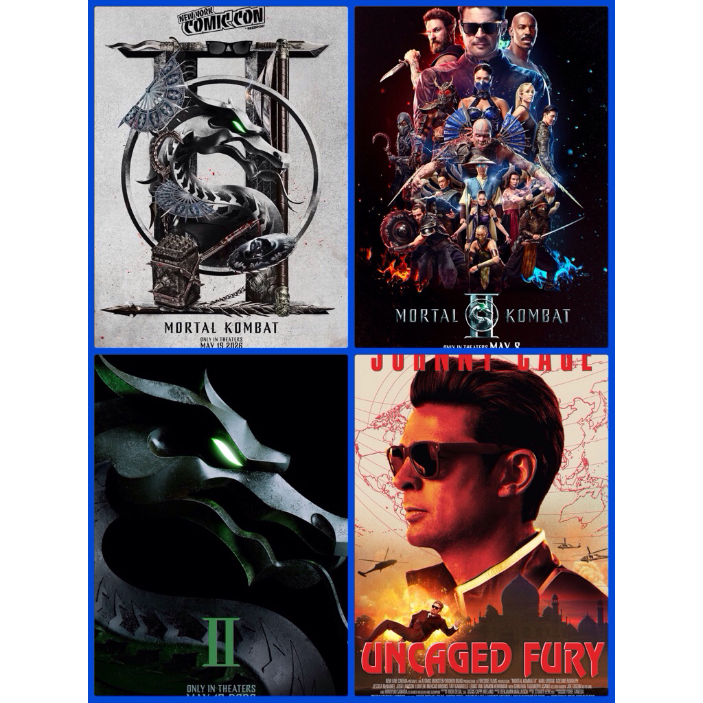 โปสเตอร์หนังฝรั่ง Mortal Kombat II ขนาด 11.5 X 16.5 นิ้ว