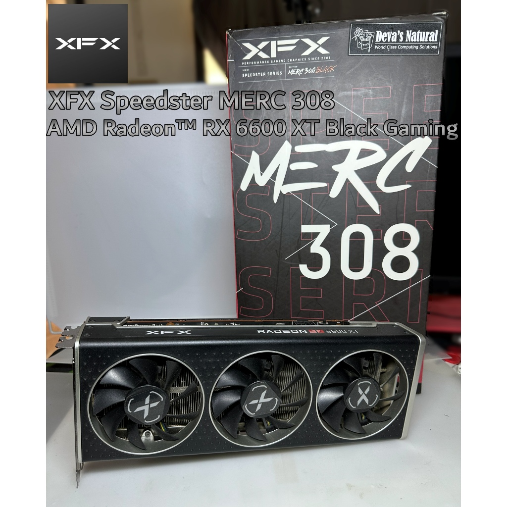 XFX MERC 308 AMD Radeon RX 6600XT/8GB GDDR6 (กราฟฟิคการ์ดมือ2)