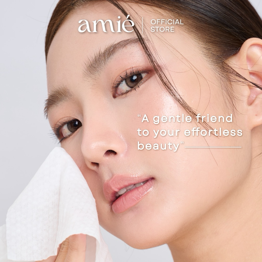 Amie Micellar Cleansing Wipes แผ่นเช็ดเครื่องสำอางกันน้ำ สูตรไมเซลล่า อ่อนโยนต่อผิว เหมาะสำหรับทุกสภาพผิว รูปที่ 6