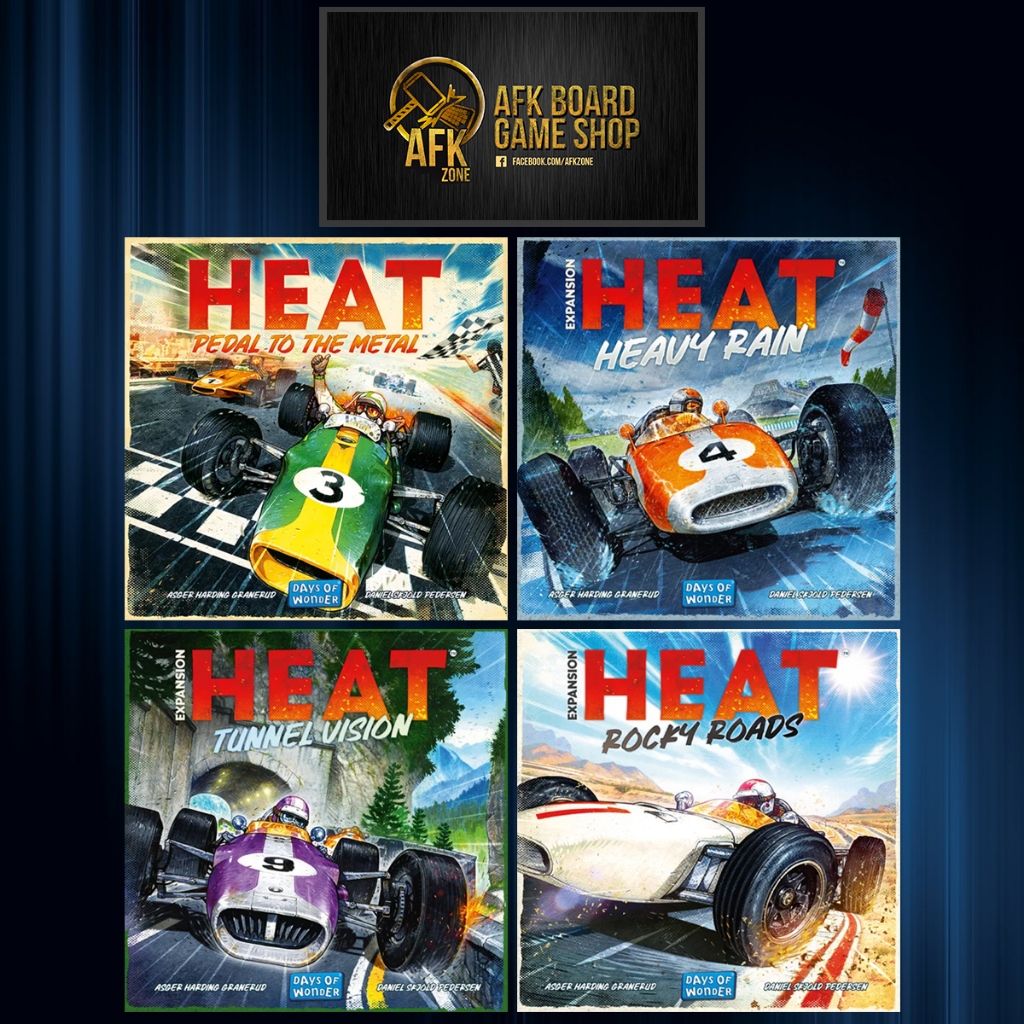 Heat Pedal to the Metal + Expansion ENG Edition - Board Game - บอร์ดเกม