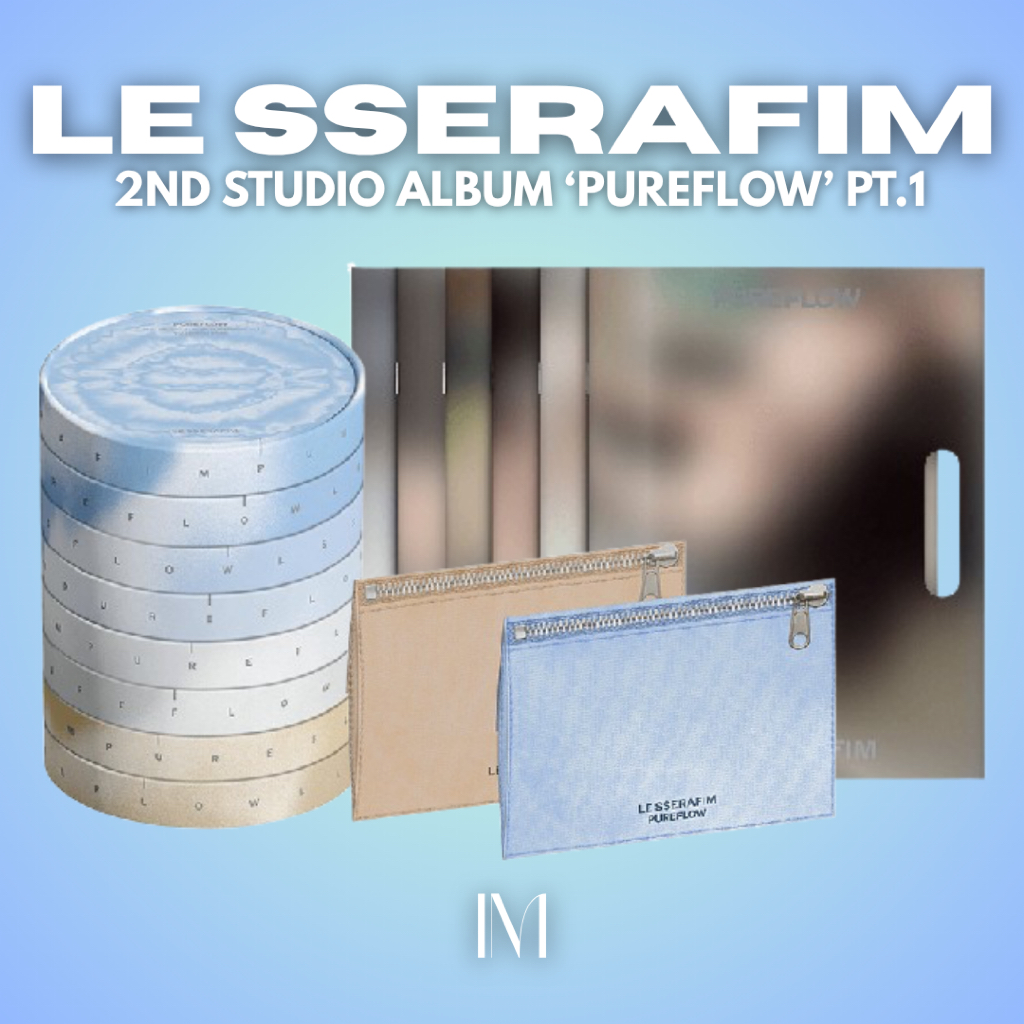 [พร้อมส่ง] LE SSERAFIM 2nd Studio Album ‘PUREFLOW’ pt.1 ✅ WEVERSE BENEFITS
