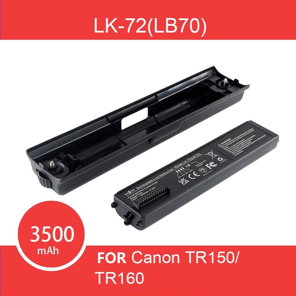 ★Canon LK-72 แบตเตอรี่ สำหรับ Canon TR150 TR160 แบตเตอรี่เครื่องพิมพ์แบบพกพา Printer battery ความจุส