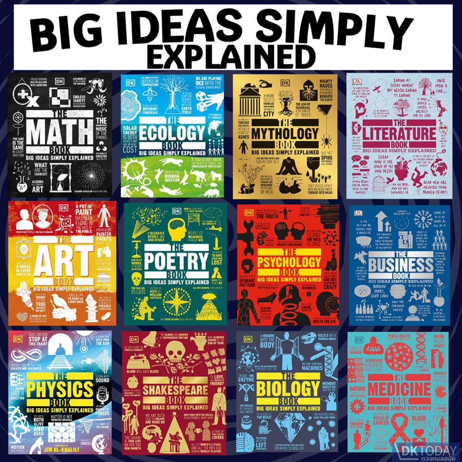 DKTODAY หนังสือ BIG IDEAS SIMPLY EXPLAINED SERIES (DORLING KINDERSLEY)