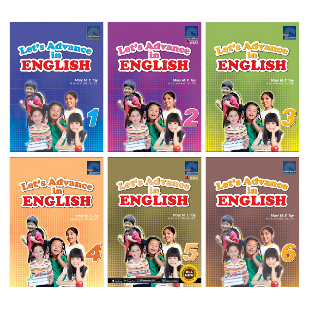 SAP_Let’s Advance in English Primary 1-6 |หนังสือภาษาอังกฤษเด็ก แบบฝึกหัด Grammar Vocabulary Phonics