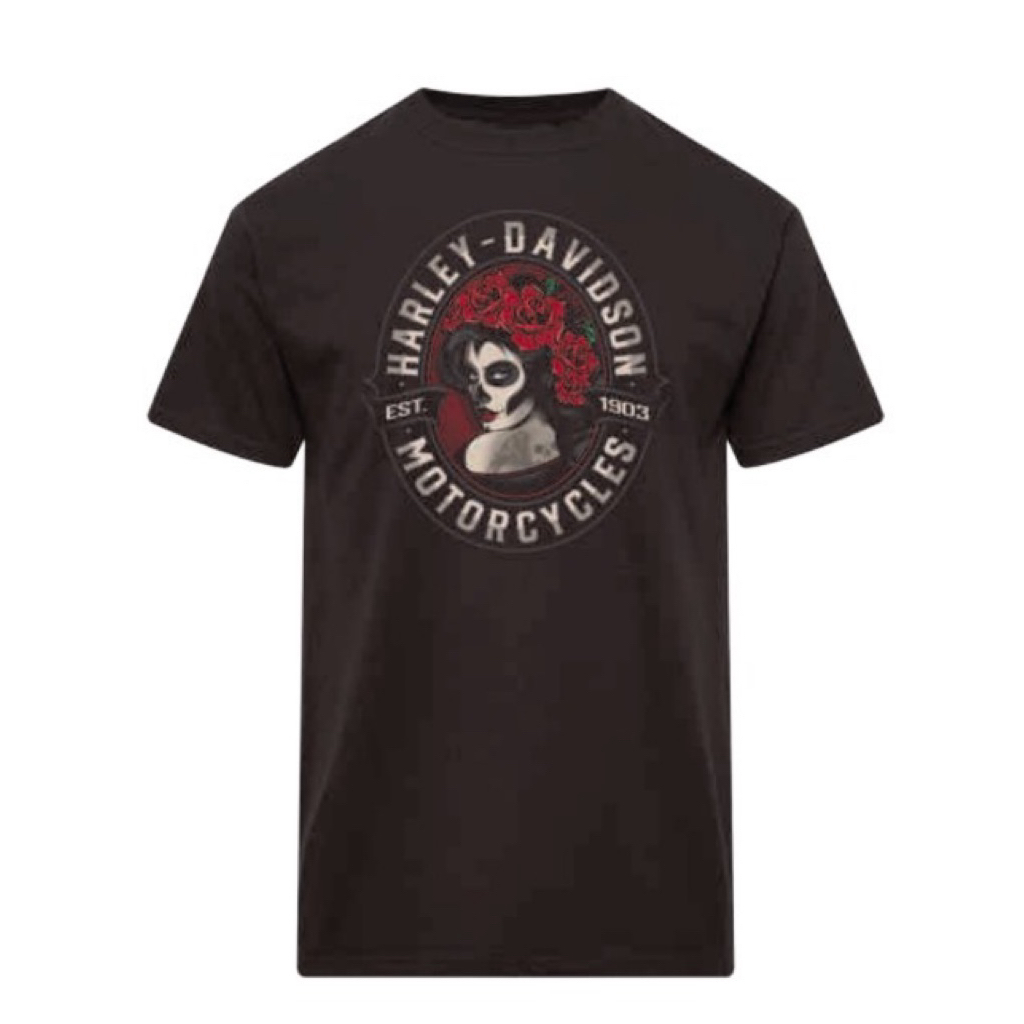 New Arrival เสื้อยืด OLP Calavera Harley-Davidson of Thonburi 40294620