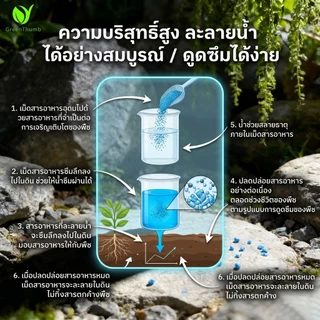 【GreenThumb】ปุ๋ยเร่งดอกเบอร์ 2 250 กรัม เร่งดอก เพิ่มสี ยืดเวลาดอกบาน ปุ๋ยดอกไม้ ใช้ได้กับไม้ดอกทุกชนิด