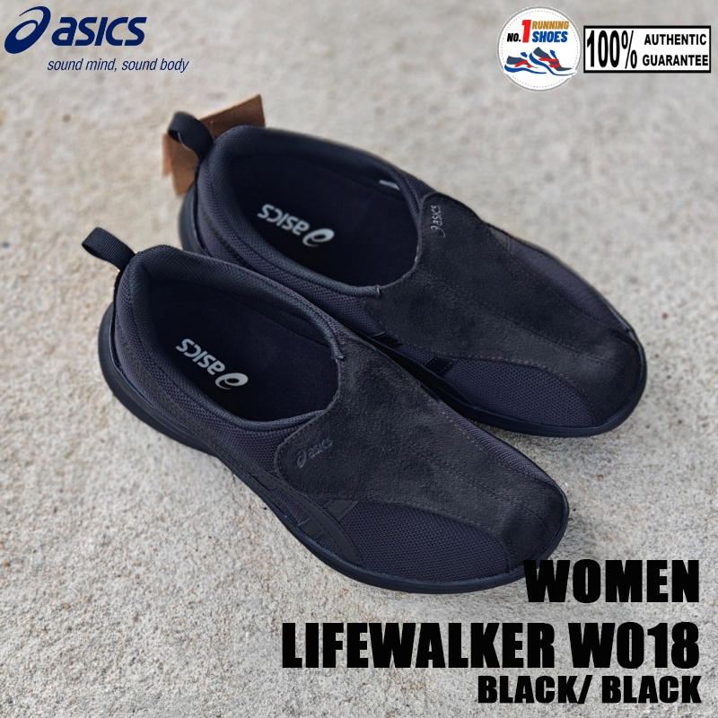 [✨ตีนตุ๊กแก/ ควรสั่งลดไซส์ 1cm] Lifewalker W018 1242A018-001 สี Black/ black ของเเท้ 100%