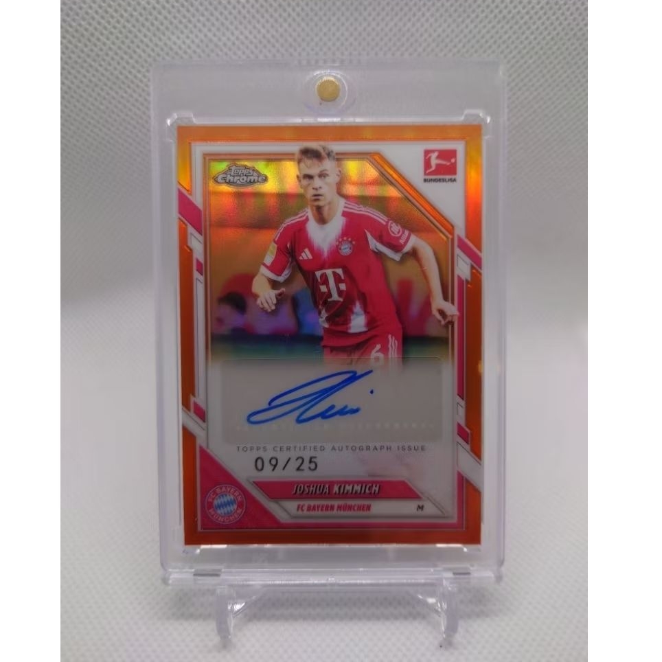 Topps Chrome Bundesliga 25/26 - Joshua Kimmich - Baryern Munchen - Base Autograph Orange /25