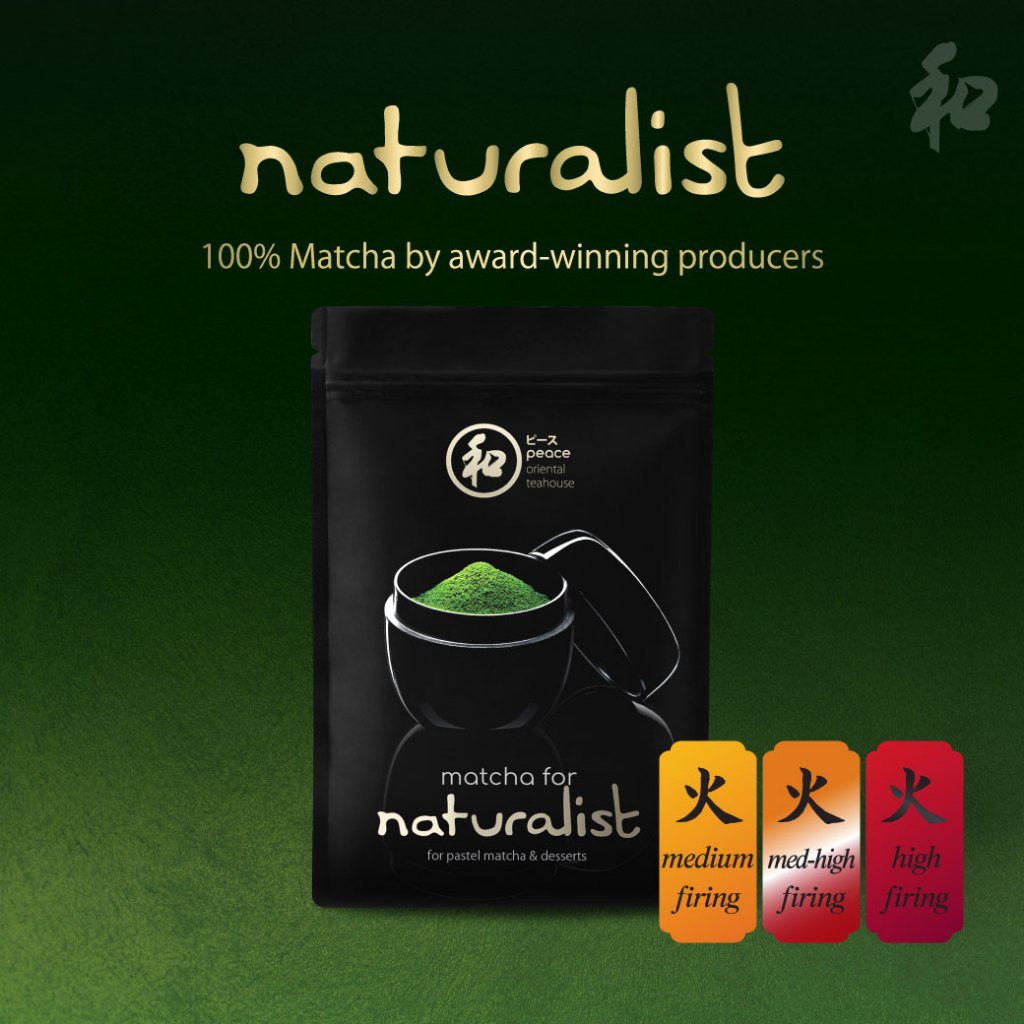 Peace 和 Naturalist Matcha 40g | ผงชาเขียวมัทฉะ 100%