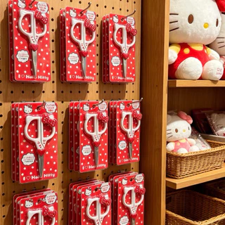 SANRIO กรรไกรสแตนเลส กรรไกรน่ารัก ลายการ์ตูน Sanrio Scissors | Hello Kitty | Kuromi 🍎✂️🖤