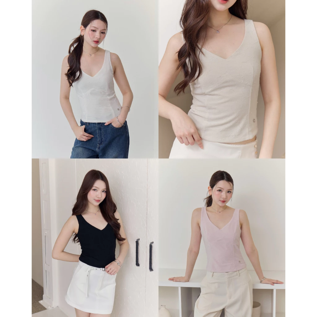 Riley.apparels - Selene V top 9165 [พร้อมส่ง]
