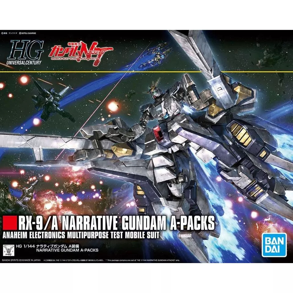 HGUC NARRATIVE GUNDAM A-PACKS