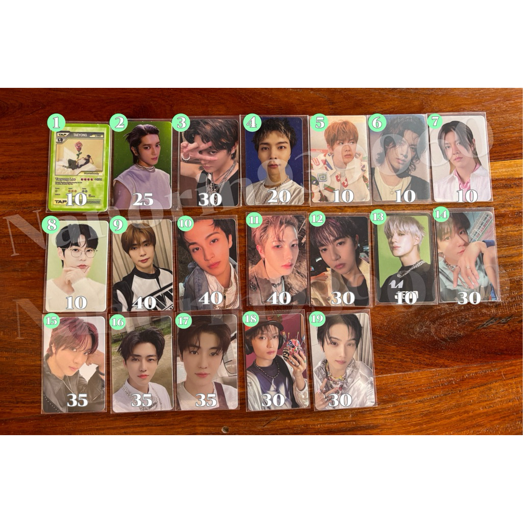 การ์ดNCT nctdream nct127