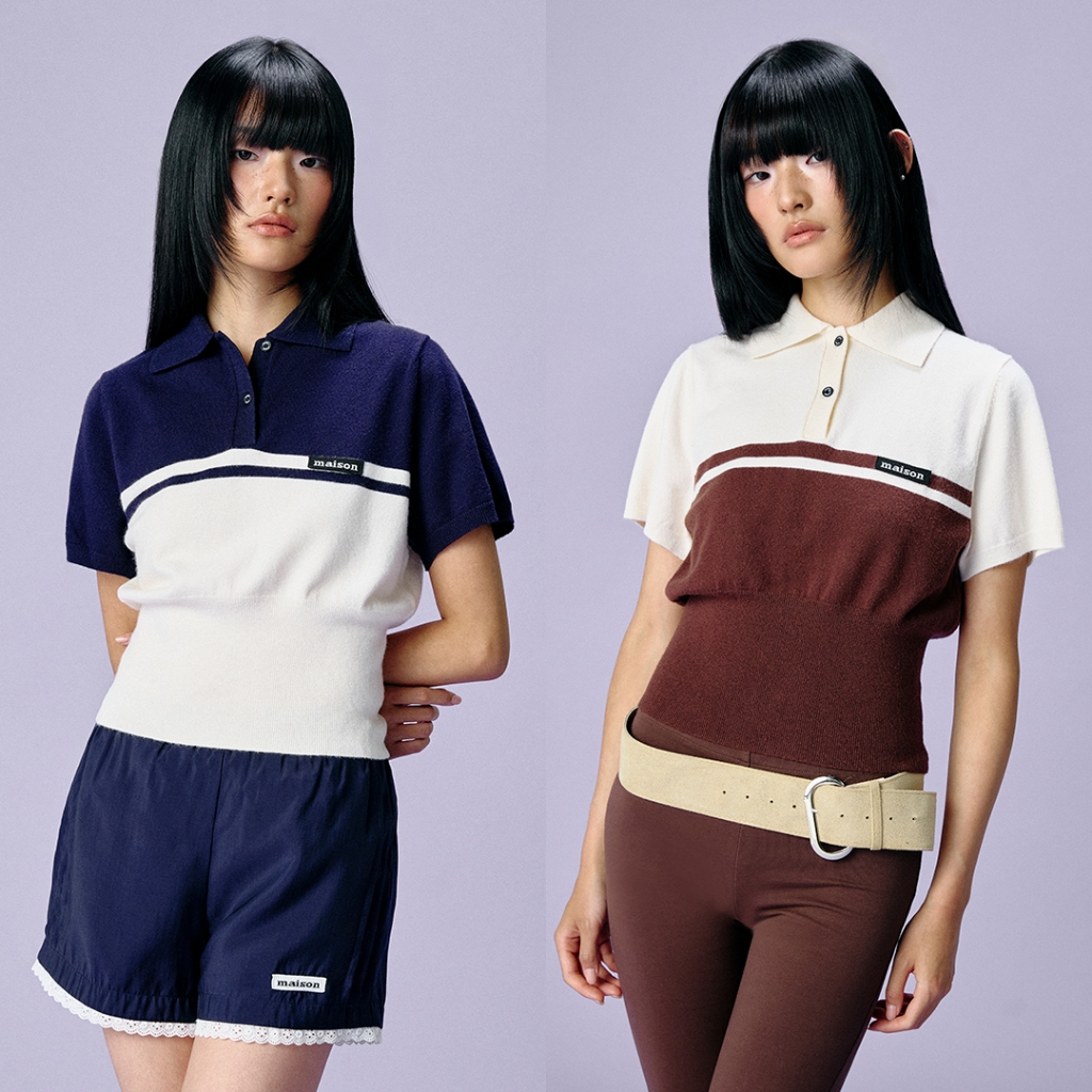 maison KEEPS | Ocea Knitted Polo | เสื้อไหมพรมคอปก