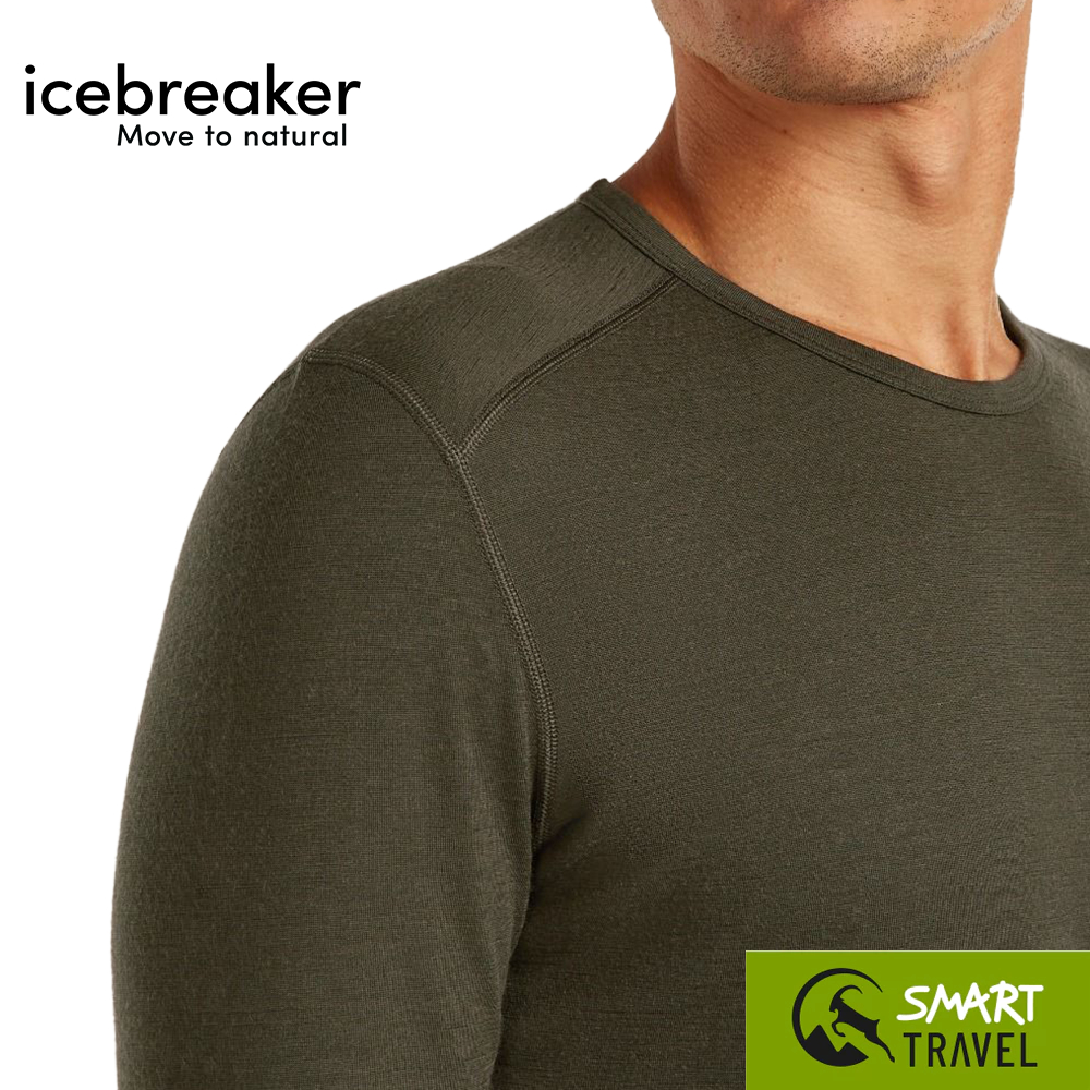 ICEBREAKER MEN’S 200 OASIS LS CREWE – DK LODEN เสื้อยืดผู้ชาย ราคา ถูกที่สุด ดีลบีเคเค แกลเลอรีภาพที่ 5