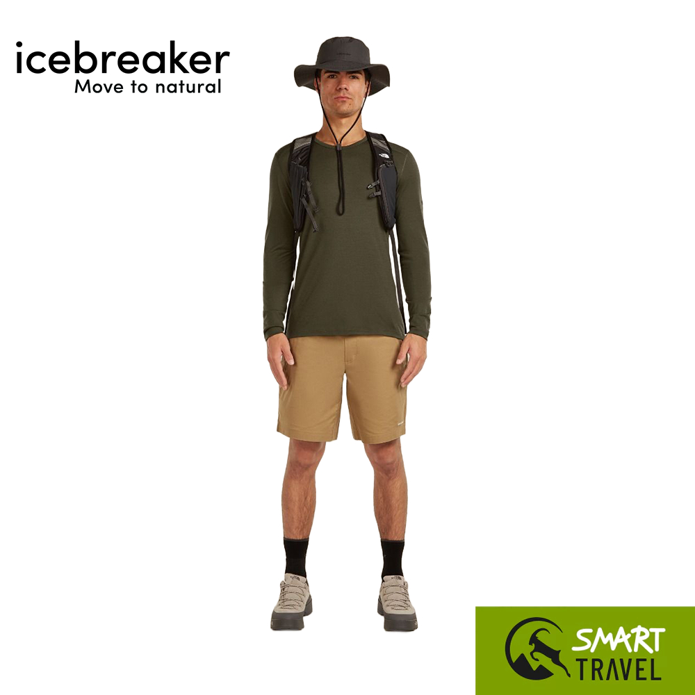 ICEBREAKER MEN’S 200 OASIS LS CREWE – DK LODEN เสื้อยืดผู้ชาย ราคา ถูกที่สุด ดีลบีเคเค แกลเลอรีภาพที่ 4