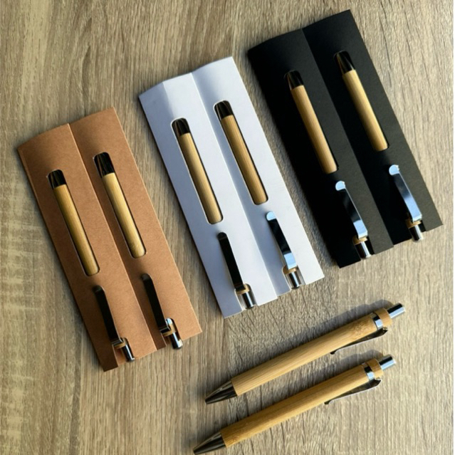 ปากกาพร้อมซองกระดาษ 1.00mm หมึกสีน้ำเงิน ของแจก ของชำร่วย งานด่วนราคาถูก