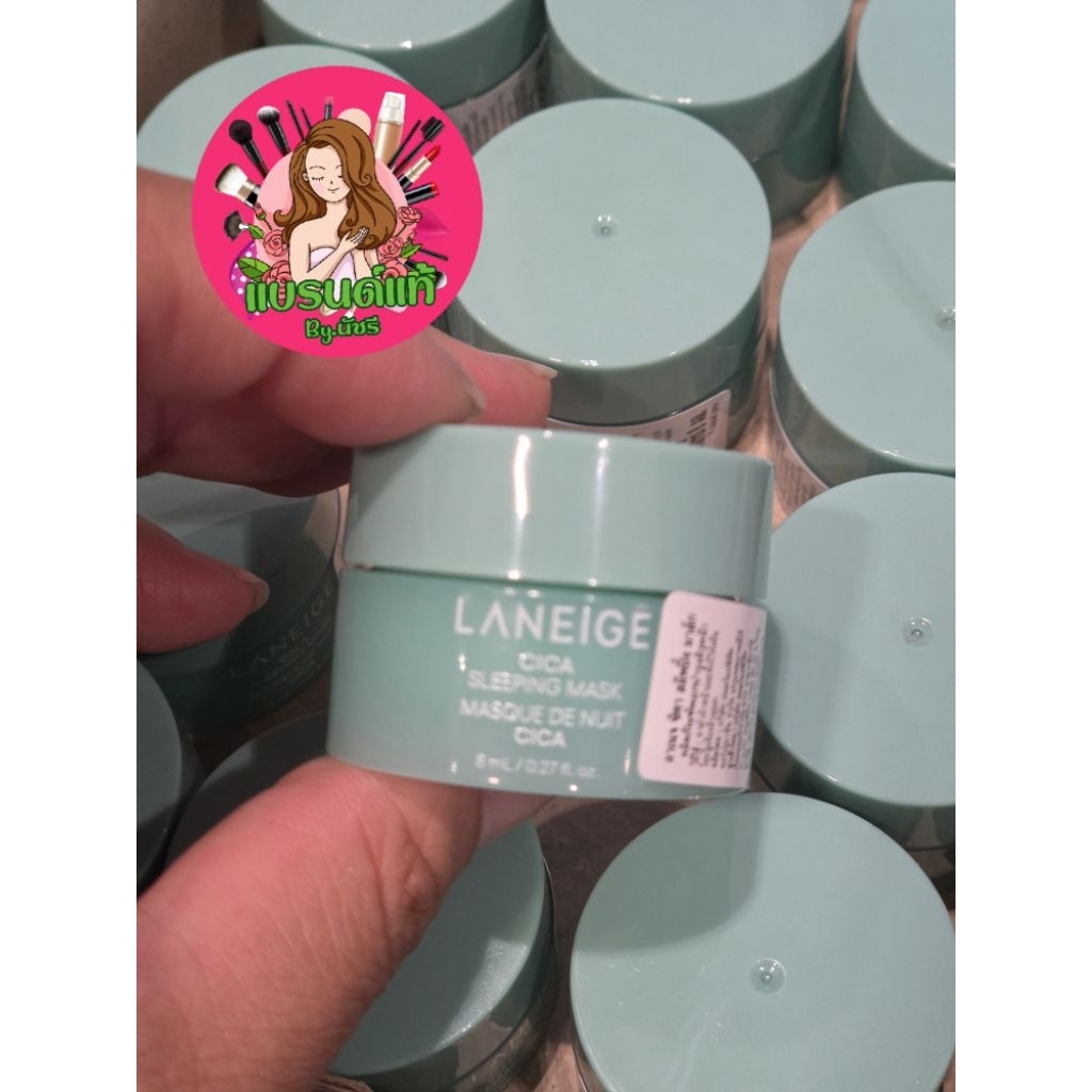 Laneige Cica Sleeping Mask   2026 ขนาด8ml  สลีปปิ้งมาค มาคก์หน้า ลดสิว ผิวบอบบาง ลาเนจ ของแท้ป้ายไทยช้อปไทย แพ็คเกจใหม่