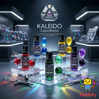Kaleido Translucent Acrylic Airbrush Color สีแอร์บรัช สีอะคริลิคสูตรน้ำแบบโปร่งแสง สำหรับงานโมเดล ฟิกเกอร์ และกันพลา