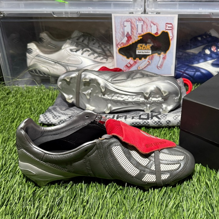 มือสอง รองเท้าฟุตบอล Adidas Predator Mania Gunmetal FG(HQ2680) Made In Germany ของแท้