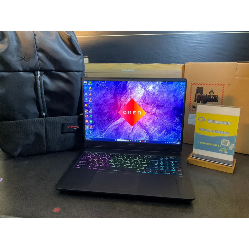 HP OMEN 16-ap0125AX มือสอง สภาพสวย ใช้งานน้อย