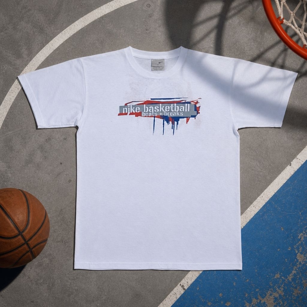 "Nike Basketball Beats + Breaks Tee Y2K Vintage Size XL"