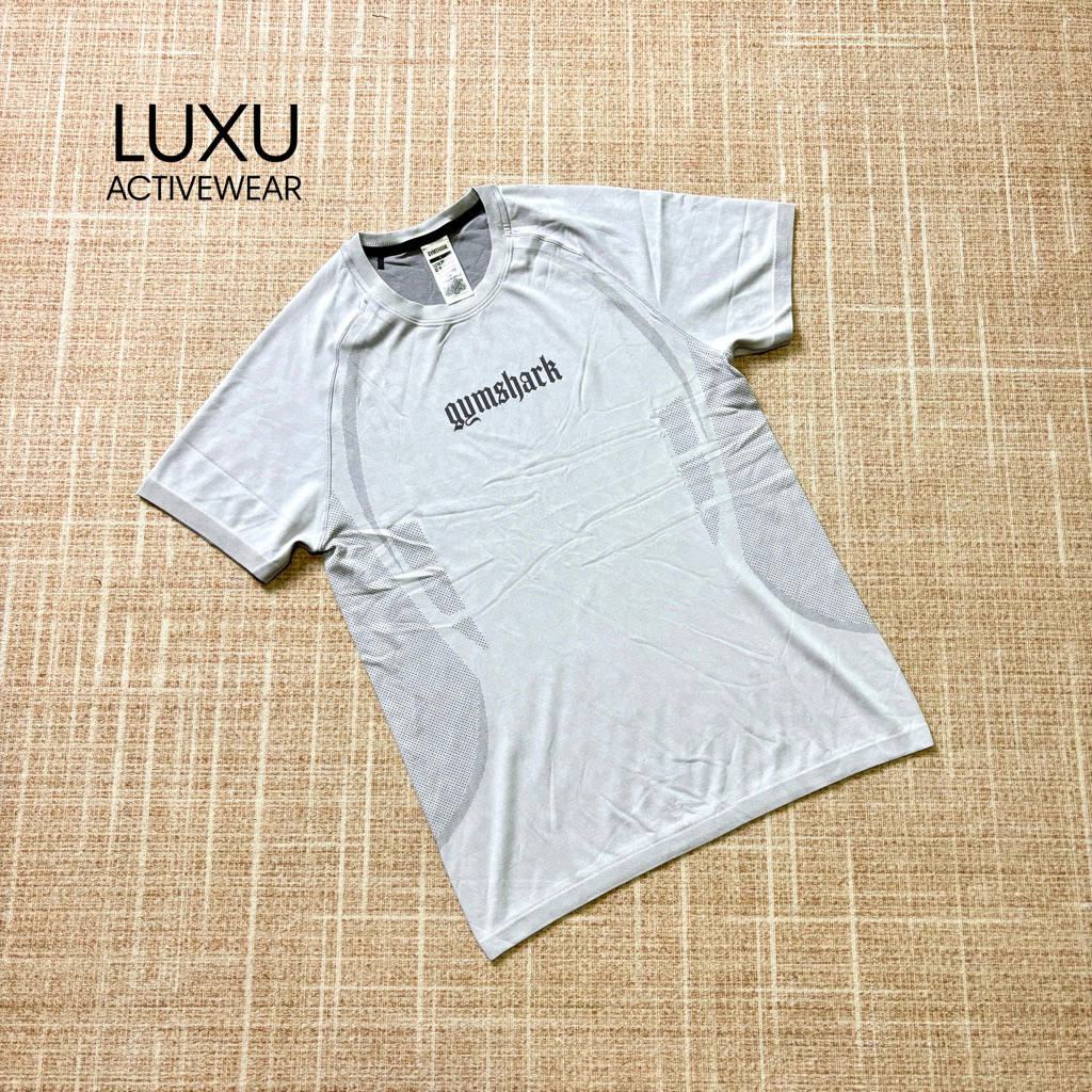 (พร้อมส่ง) GYMSHARK เสื้อยืด รุ่น Grunge Seamless T-Shirt ทรง slim fit ของแท้ 100%🇺🇸