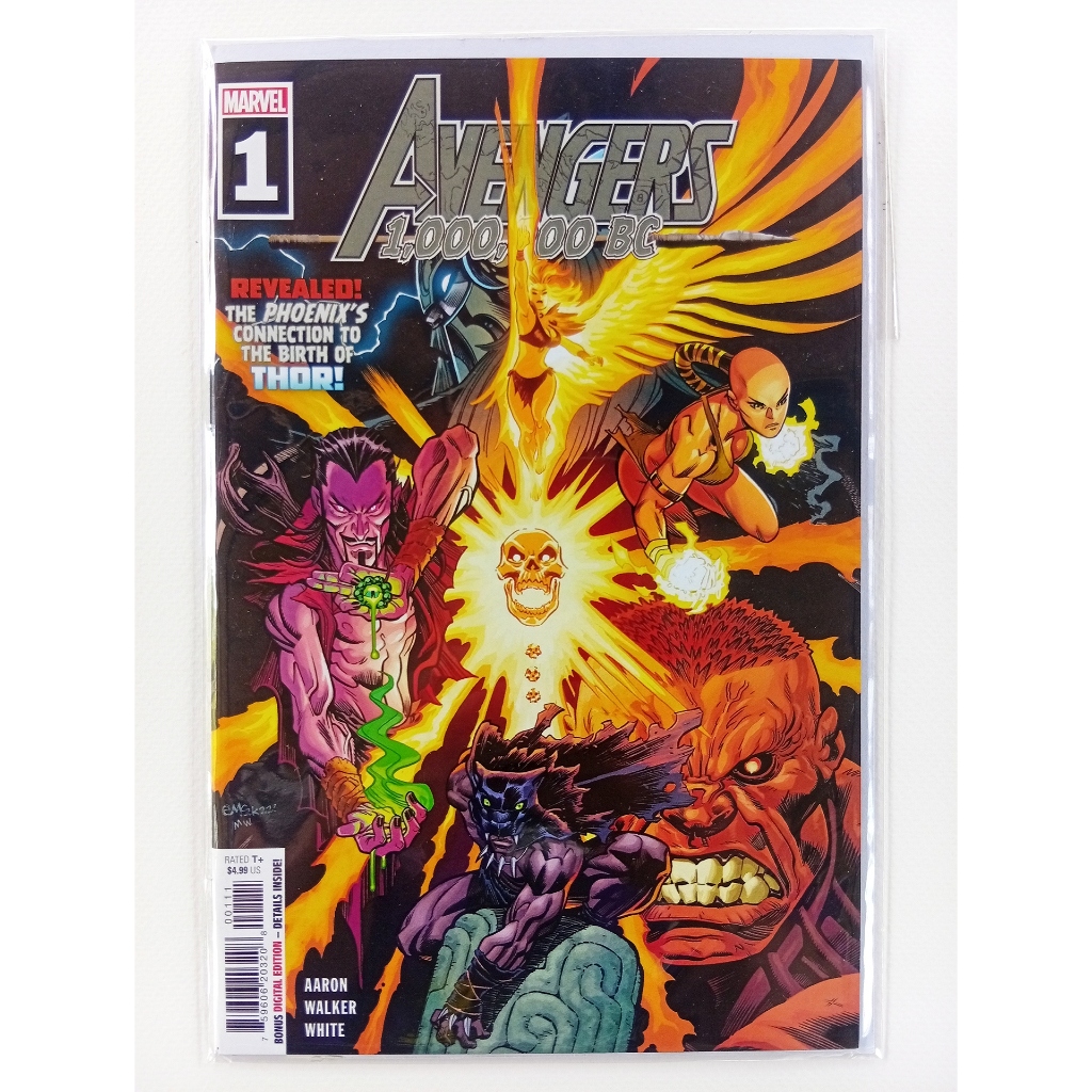 หนังสือการ์ตูน Marvel Comics เรื่อง Avengers: 1,000,000 B.C. #1 (2022) ภาษาอังกฤษ