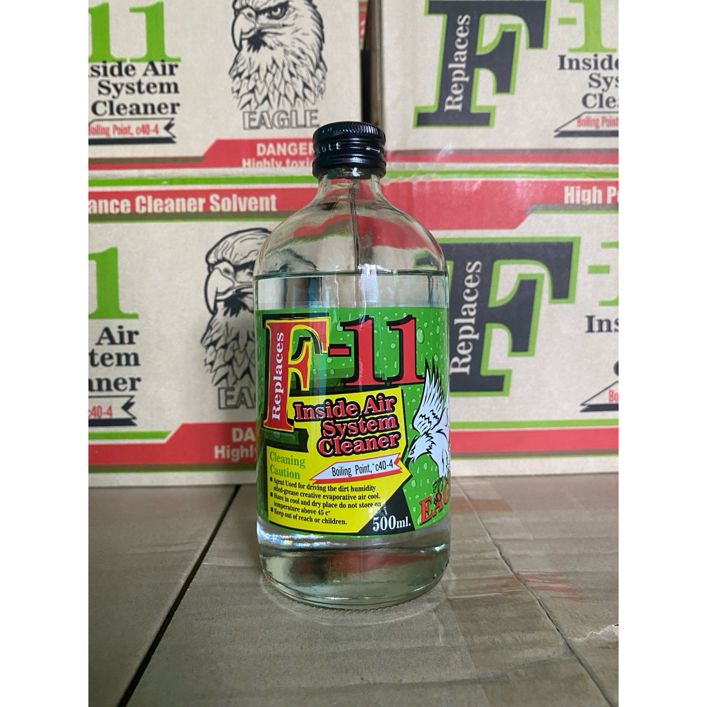 น้ำยาล้างระบบ F11 น้ำยาล้างระบบ EAGLE ขวดแก้ว(500ml)