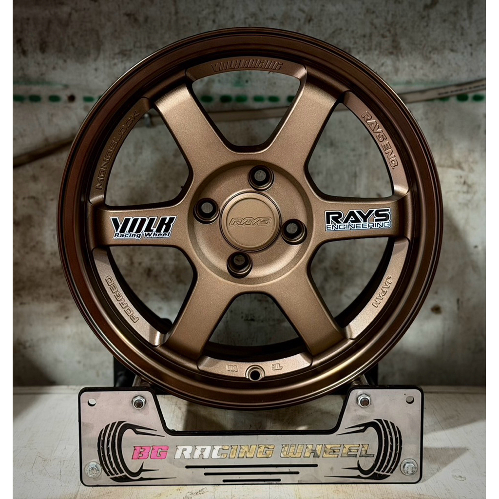 ล้อแม็กซ์ TE 37 ขอบ 15” งาน BS(Bsport)