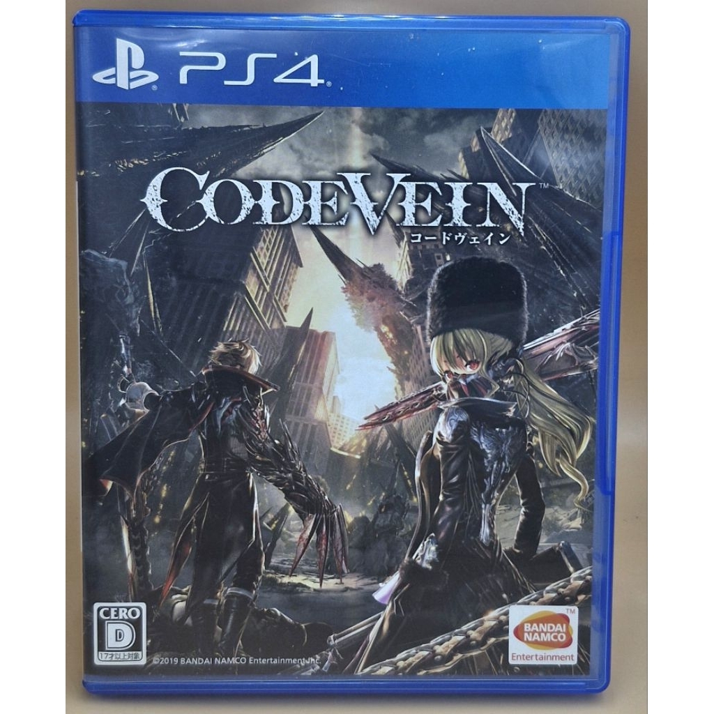(มือสอง) มือ2 เกม ps4 : CODE VEIN โซน2 ภาษาญี่ปุ่น แผ่นสวย #Ps4 #game #playstation4