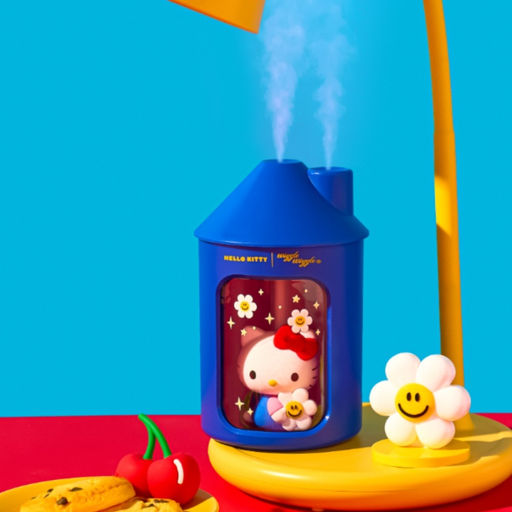 ( พร้อมส่ง ) Wiggle Wiggle x Hello Kitty Figure Humidifier เครื่องทำความชื้น และโคมไฟมู้ดไลท์
