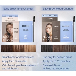 [ย้อมคิ้วสีอ่อน 1กล่อง5เซต] COSNORI Easy Brow Tone Changer 5 EA