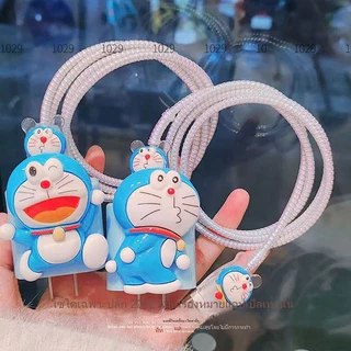 เคสหัวชารจ์ ที่กันสายหัก ตัวล็อคสาย 18w 20w ชุด5ชิ้น สินค้าพร้อมส่งจากไทยนะคะ ลายใหม่🚗🚗