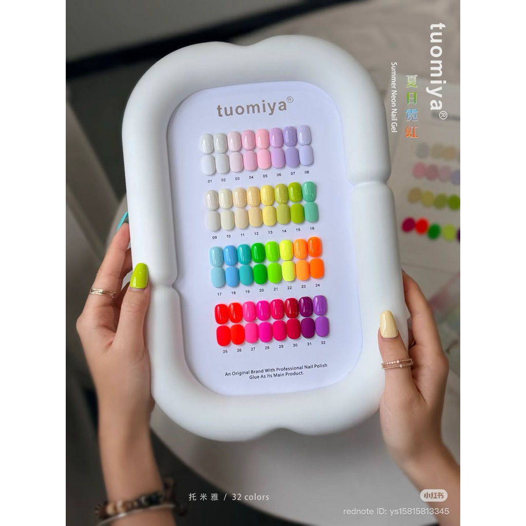โทนสีนีออนพร้อมชาร์จ32 สี สินค้าพร้อมส่ง