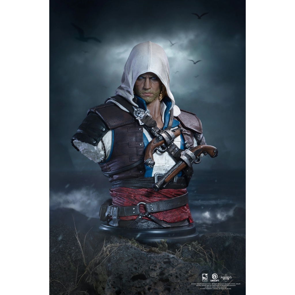พรีออเดอร์ Pure Arts Edward Kenway 1/4 Bust (Assassin's Creed Black Flag Resynced)