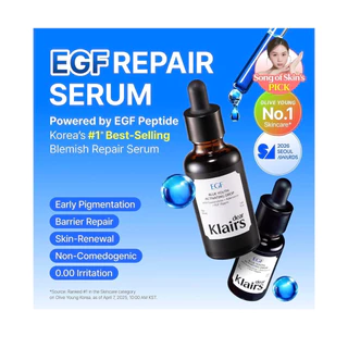 Klairs EGF Blue Youth Activating Drop ฟื้นฟูผิว ปลอบประโลมเร่งด่วน เติมน้ำอิ่มฟู ผิวแข็งแรง 50 mlของใกล้หมดอีกแล้วจ้า